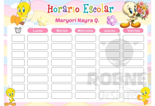 Piolin Horario Escolar